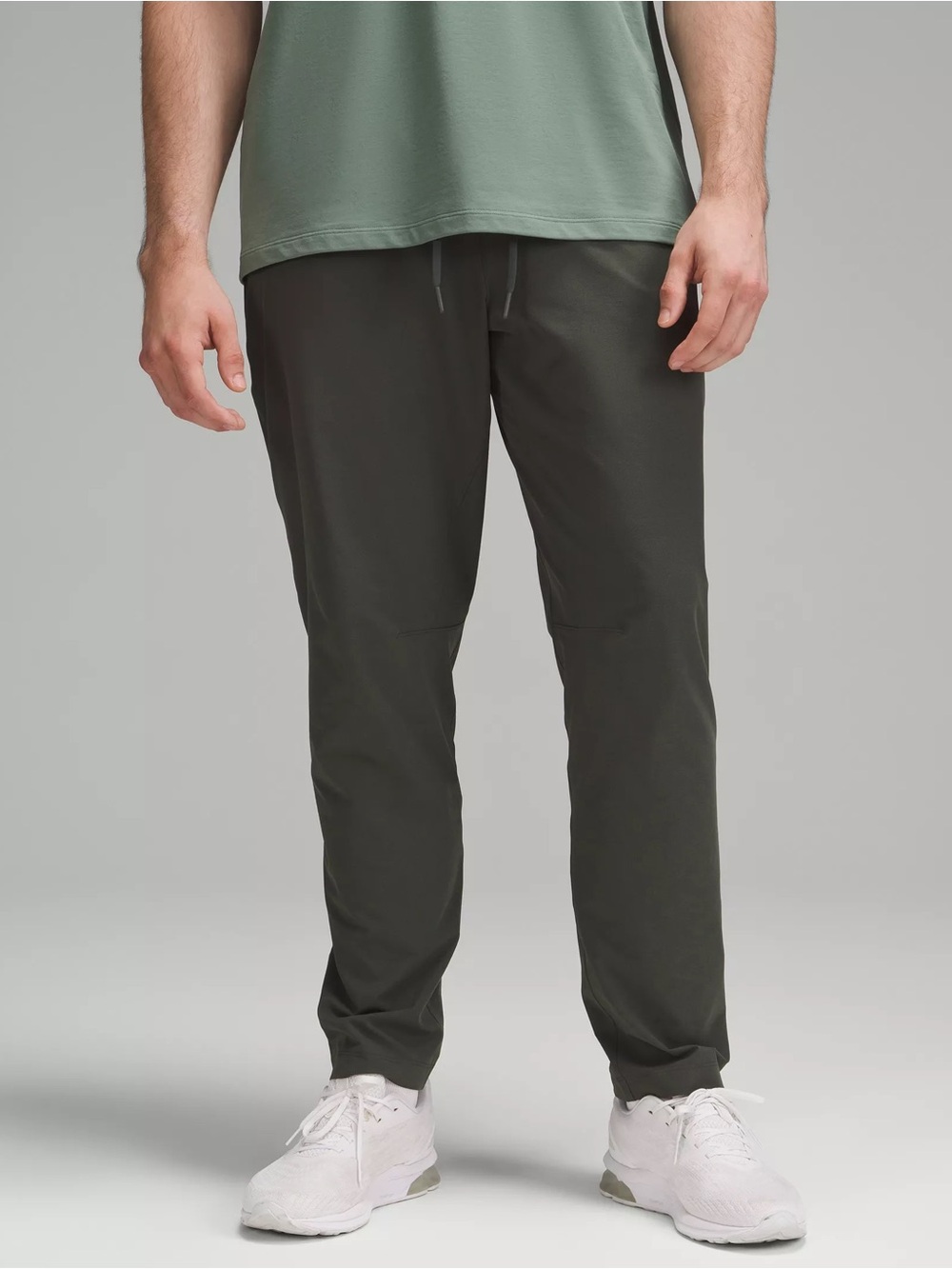 Lululemon Men's Zeroed In Slim Fit Pants - Medium - olive green Swift stretch